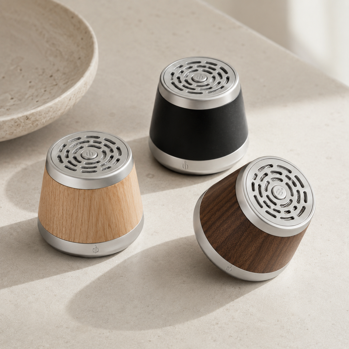 🔊Portable Wooden Bluetooth Speaker - Magnetic Mini Speaker for Home & Travel