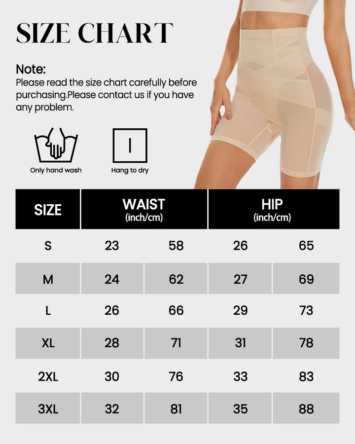 High Waist Criss-Cross Mesh Breathable Shaping Shorts