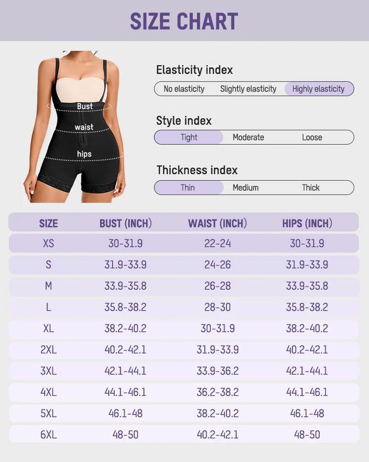 Tummy Control Butt Lifter Bodysuit BBL Fajas
