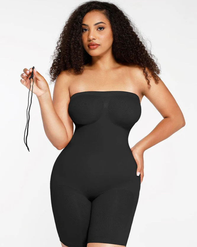 Strapless Slip Shapewear Bodysuit