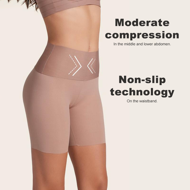 Stay-In-Place Seamless Shaper Short