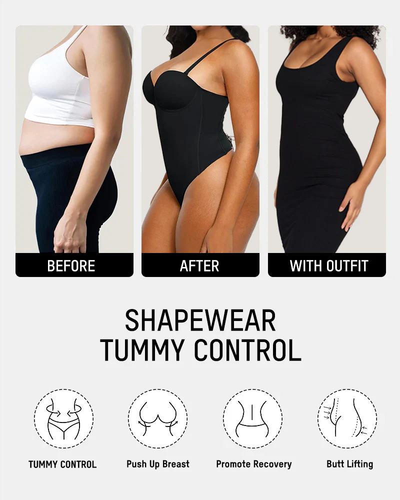 Bodysuit Back Lace-up Shapewear
