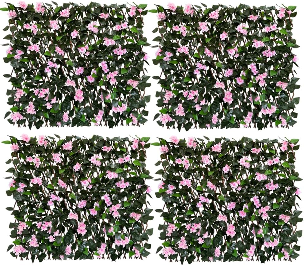 Expandable Artificial Ivy Privacy Fence 🌿 Create a Natural Green Wall for Garden, Patio & Balcony Decoration