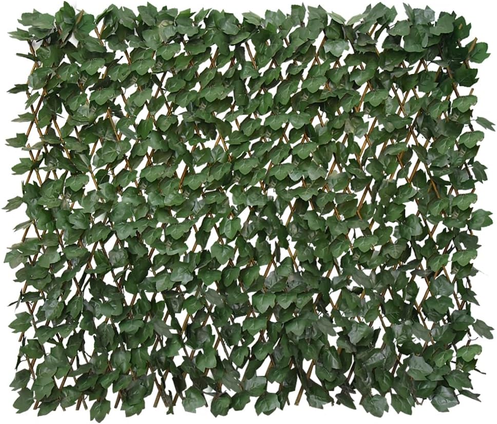 Expandable Artificial Ivy Privacy Fence 🌿 Create a Natural Green Wall for Garden, Patio & Balcony Decoration