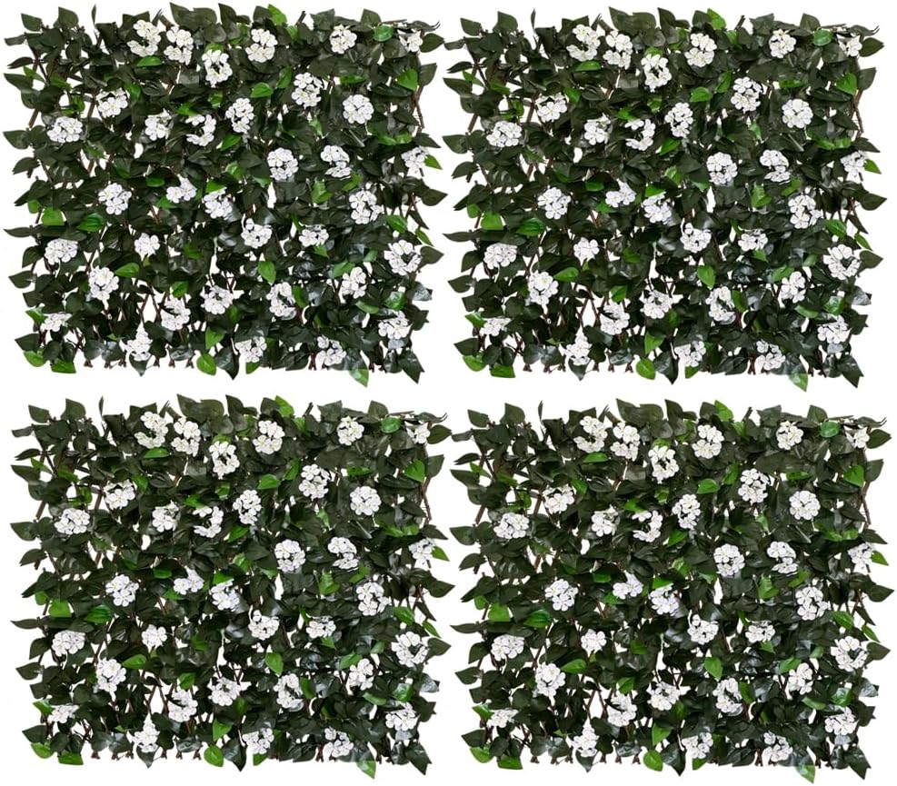 Expandable Artificial Ivy Privacy Fence 🌿 Create a Natural Green Wall for Garden, Patio & Balcony Decoration