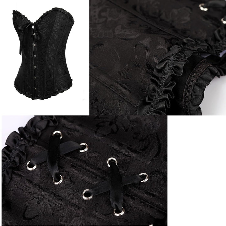 Corset Tops Lace Waist Push Up Shapewear