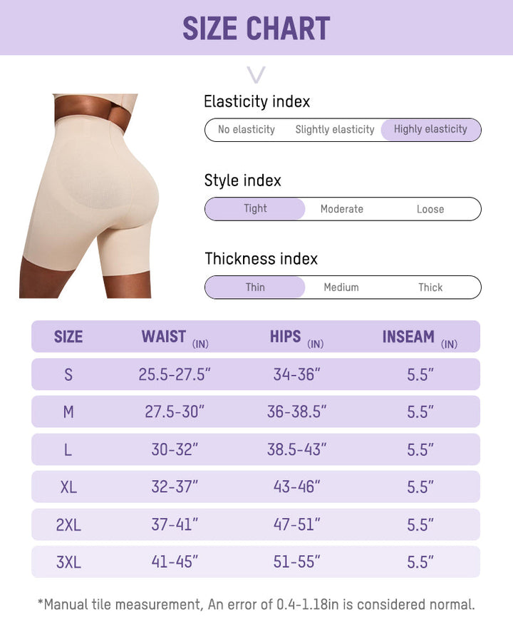 Cooling High-Waist Sculpting Shapewear Shorts