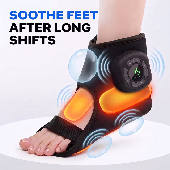 🦶 Cordless Foot Massager with Heat & Compression – Relax Tired Feet Anytime