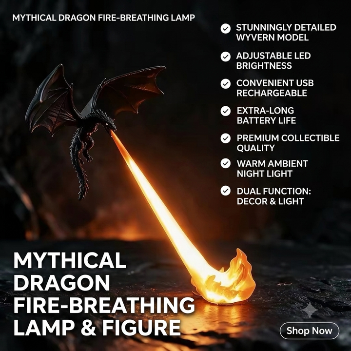 🔥Dragon Breath Flame Night Light Decor