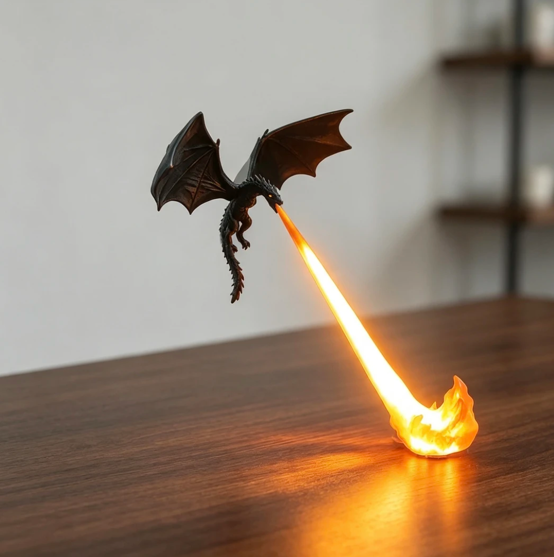 🔥Dragon Breath Flame Night Light Decor
